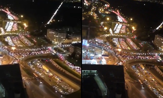 Massive Traffic Jam Filmed in Paris as Residents Attempt to Flee City ...